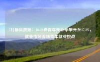 7月最新数据:16-24岁青年失业率攀升至17.1%,就业市场面临青年就业挑战