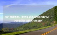 国产榴莲崛起，价格暴跌九成引泰国担忧：“中国榴莲挑战改写市场规则”