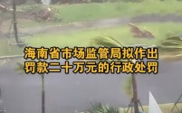 酒店台风期间哄抬房价7倍，官方拟重罚20万元