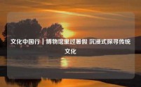 文化中国行|博物馆里过暑假 沉浸式探寻传统文化