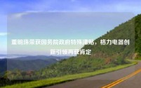董明珠荣获国务院政府特殊津贴,格力电器创新引领再获肯定