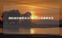 国际油价暴跌至2021年12月以来最低水平