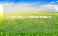 2024年中小型企业:在内卷中寻求突围之道