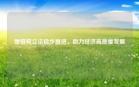 增值税立法稳步推进,助力经济高质量发展