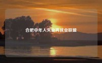 合肥中年人失业再就业联盟