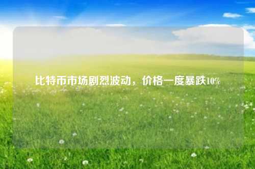 比特币市场剧烈波动，价格一度暴跌10%