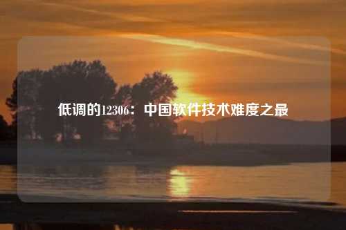低调的12306：中国软件技术难度之最