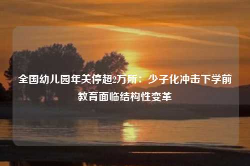 全国幼儿园年关停超2万所：少子化冲击下学前教育面临结构性变革