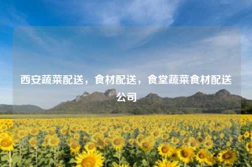 西安蔬菜配送，食材配送，食堂蔬菜食材配送公司